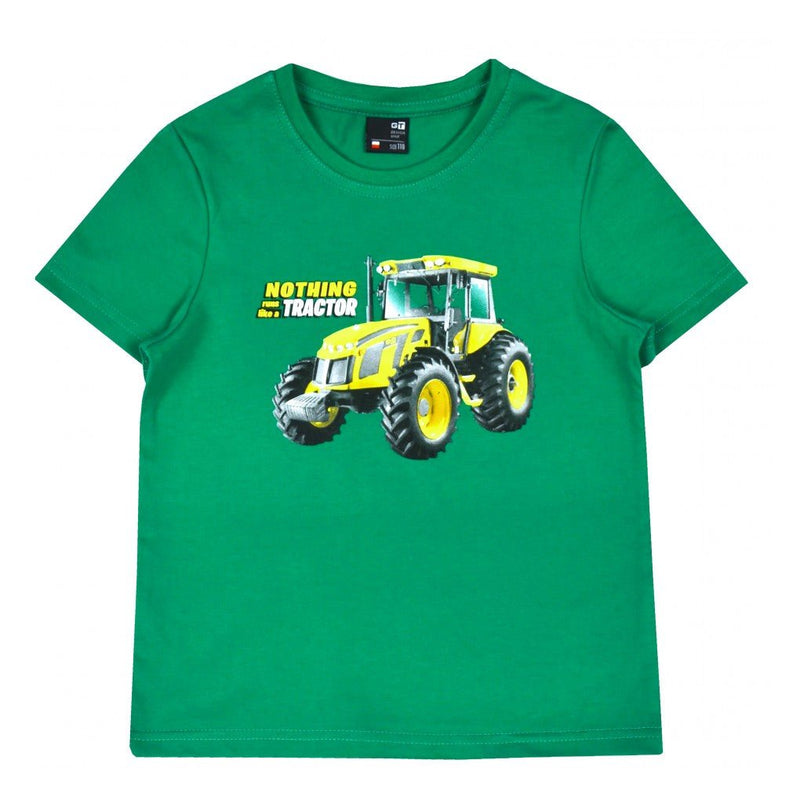 Dark Green Tractor T-Shirt (GT atut) - CottonKids.ie - 2 year - 3 year - 4 year