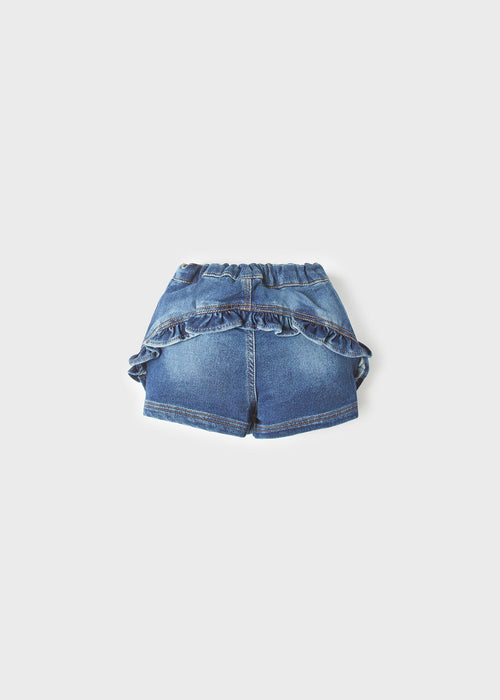 Denim short trousers baby girl (mayoral) - CottonKids.ie - Shorts - 12 month - 18 month - 2 year