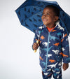 Dino Silhouettes Colour Changing Raincoat (Hatley) - CottonKids.ie - coat - 2 year - 3 year - 4 year