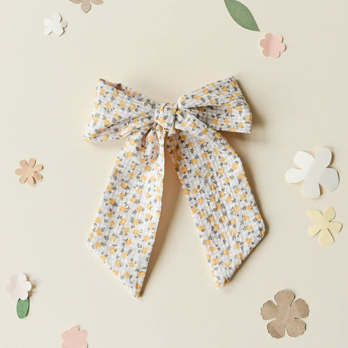 Ditsy Long Bow Clip (Rockahula) - CottonKids.ie - Girl - Hair Accessories - Rockahula