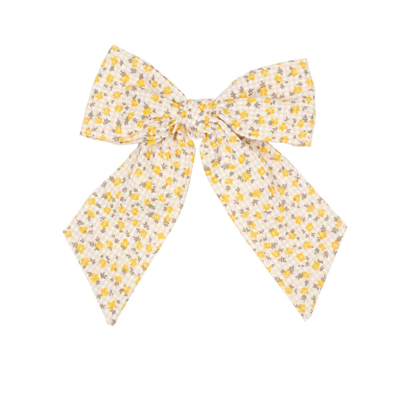 Ditsy Long Bow Clip (Rockahula) - CottonKids.ie - Girl - Hair Accessories - Rockahula