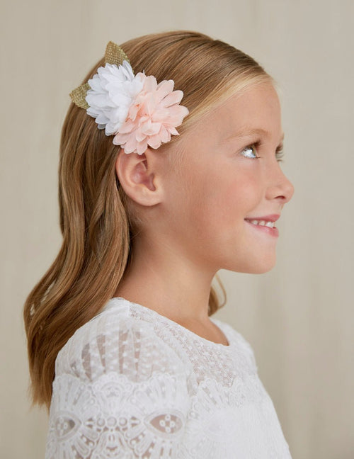 DOUBLE FLOWER CLIP FOR GIRL (Abel & Lula) - CottonKids.ie - Hair clip - 12 month - Girl - Hair Accessories