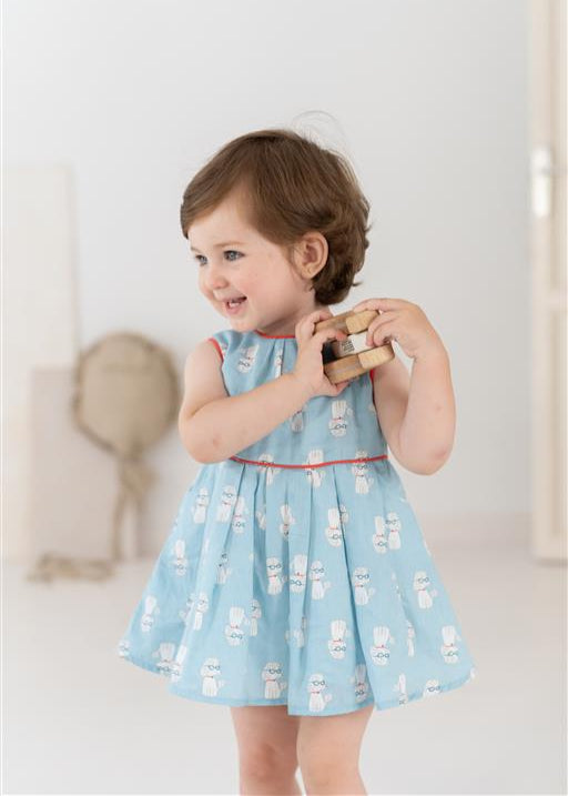 Dress With Dog Print