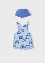 Dungarees & reversible hat set boy (mayoral) - CottonKids.ie - Set - 1-2 month - 12 month - 18 month