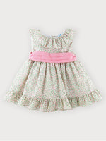 Floral Dress with Collar (Sardon) - CottonKids.ie - Dress - 12 month - 18 month - 2 year