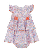 Floral Print Dress & Bloomers Set Girl (Rapife) - CottonKids.ie - 12 month - 18 month - 2 year