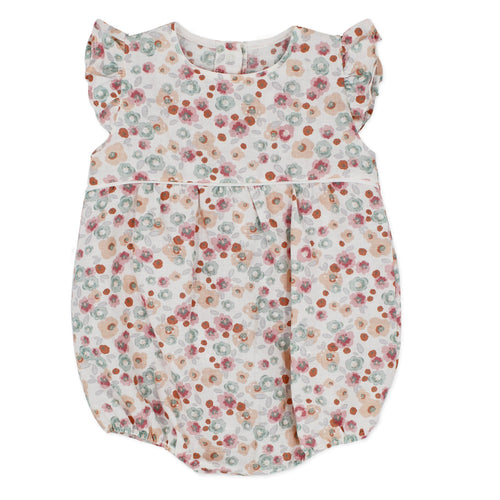 Floral Summer Linen ROMPER (Rapife) - CottonKids.ie - 12 month - 18 month - 2 year