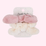 Fluffy Bunny Ears Scrunchie 2 Pack (Rockahula) - CottonKids.ie - Girl - Hair Accessories -