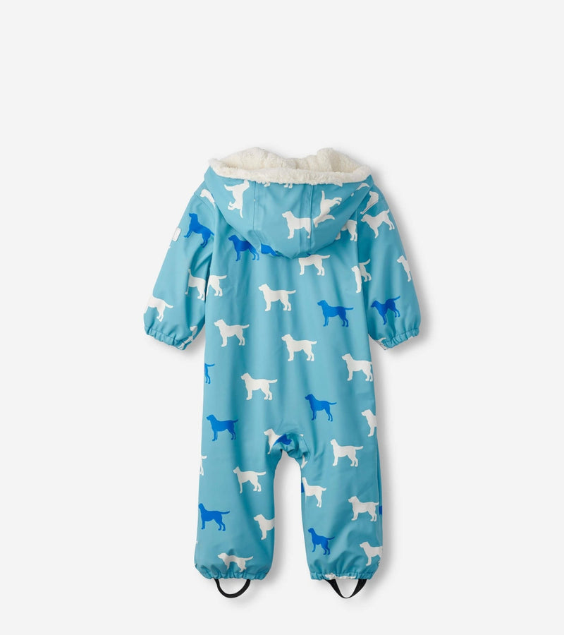 Friendly Labs Sherpa Lined Colour Changing Baby Bundler (Hatley) - CottonKids.ie - sleepsuit - 12 month - 9 month - Babysuits