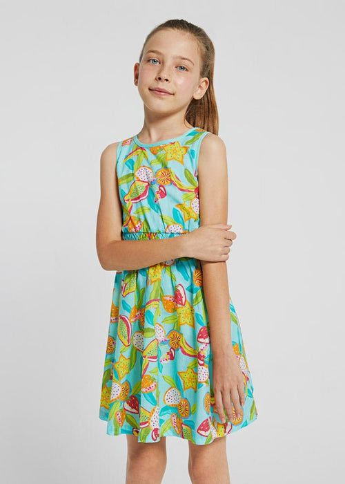 Fruit Patterned Dress Girl (mayoral) - CottonKids.ie - Dress - 11-12 year - 13-14 year - 7-8 year
