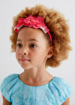 Fuchsia Pink Flowers Hairband (mayoral) - CottonKids.ie - Hair accessories - Girl - GIRL SALE - Hair Accessories