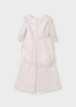Girl Embroidered Jumpsuit with Cardigan (Abel & Lula) - CottonKids.ie - Dress - 11-12 year - 7-8 year - 9-10 year