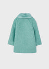 Girls Aqua Green Bouclé Coat (mayoral) - CottonKids.ie - Coats & Jackets - 2 year - 4 year - 5 year