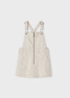Girls Beige Denim Pinafore Dress (mayoral) - CottonKids.ie - Shorts - 3 year - 4 year - 5 year