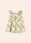 Girls Beige Pleated Floral Dress (mayoral) - CottonKids.ie - 12 month - 18 month - 2 year