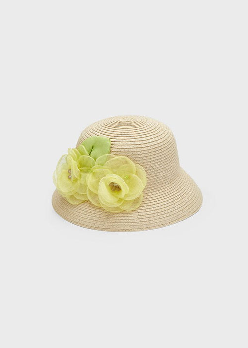 Girls Beige Straw Hat (mayoral) - CottonKids.ie - Hat - 3 year - 4 year - 5 year