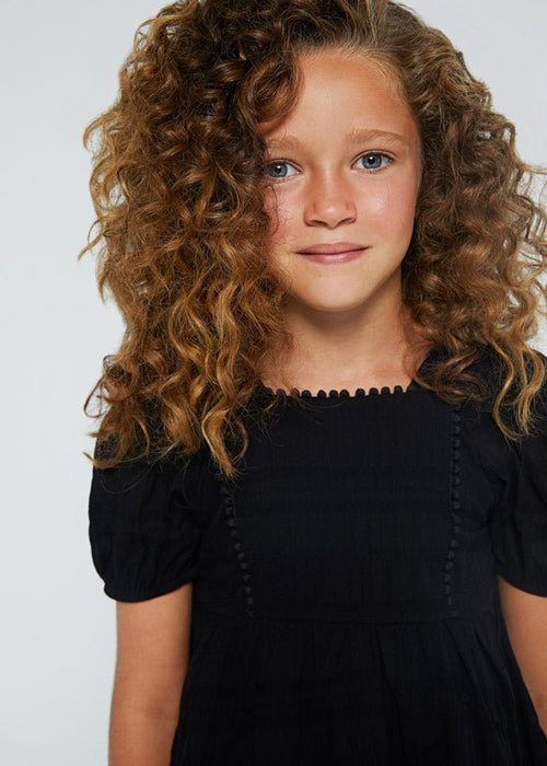 Girls Black Cotton Blouse (mayoral) - CottonKids.ie - 11-12 year - 13-14 year - 7-8 year