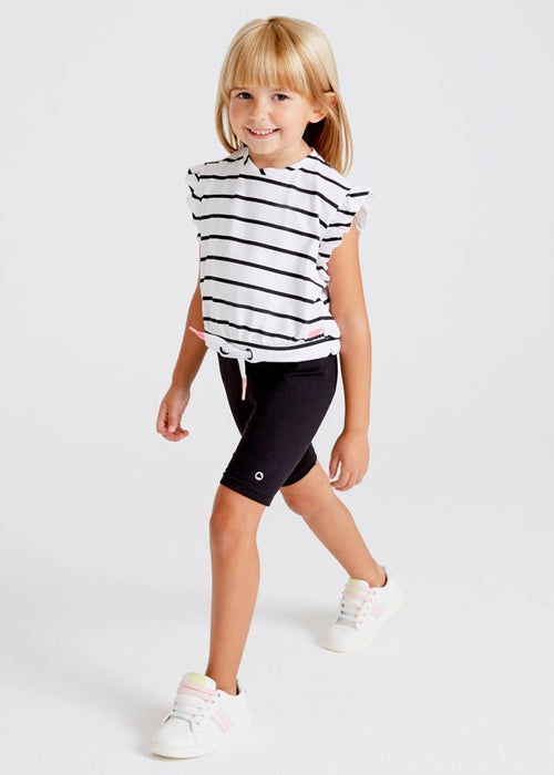 Girls Black Cycling Shorts (mayoral) - CottonKids.ie - Leggings - 3 year - 4 year - 5 year