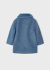 Girls Blue Bouclé Coat (mayoral) - CottonKids.ie - 2 year - 3 year - 4 year