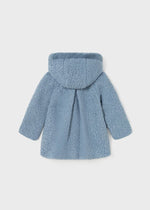 Girls Blue Bouclé Coat (mayoral) - CottonKids.ie - 12 month - 18 month - 2 year