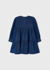 Girls Blue Chambray Dress (mayoral) - CottonKids.ie - Dresses - 12 month - 3 year - 4 year