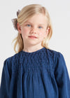 Girls Blue Chambray Dress (mayoral) - CottonKids.ie - Dresses - 12 month - 3 year - 4 year