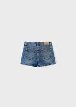 Girls Blue Denim Shorts (mayoral) - CottonKids.ie - Pants - 2 year - 3 year - 4 year