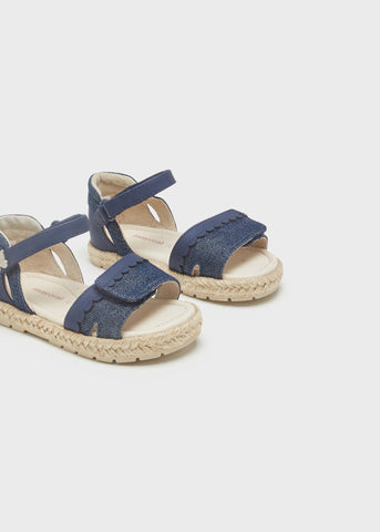 Navy blue store espadrille sandals