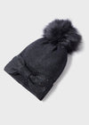 Girls Charcoal Grey Knitted Hat Set (mayoral) - CottonKids.ie - 4 year - 5 year - 6 year