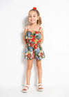 Girls Colourful Printed Playsuit (mayoral) - CottonKids.ie - 2 year - 3 year - 4 year