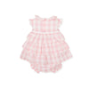 Girls Frilly Pink Cotton Gingham Dress (Tutto Piccolo) - CottonKids.ie - 12 month - 18 month - 2 year