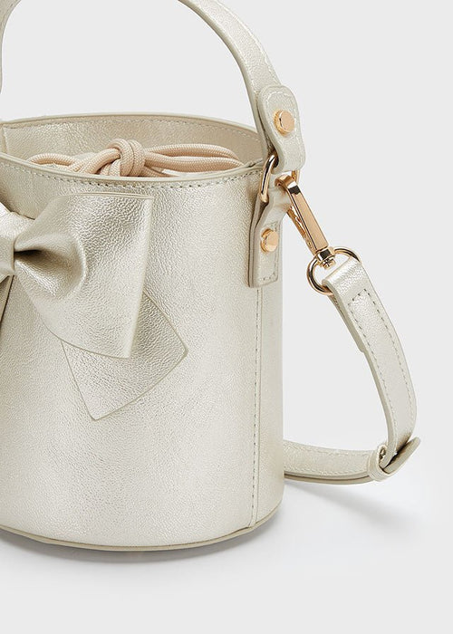 Girls Gold Bow Bucket Bag (mayoral) - CottonKids.ie - Accessories - Bags & Nursery Accessories - Girl