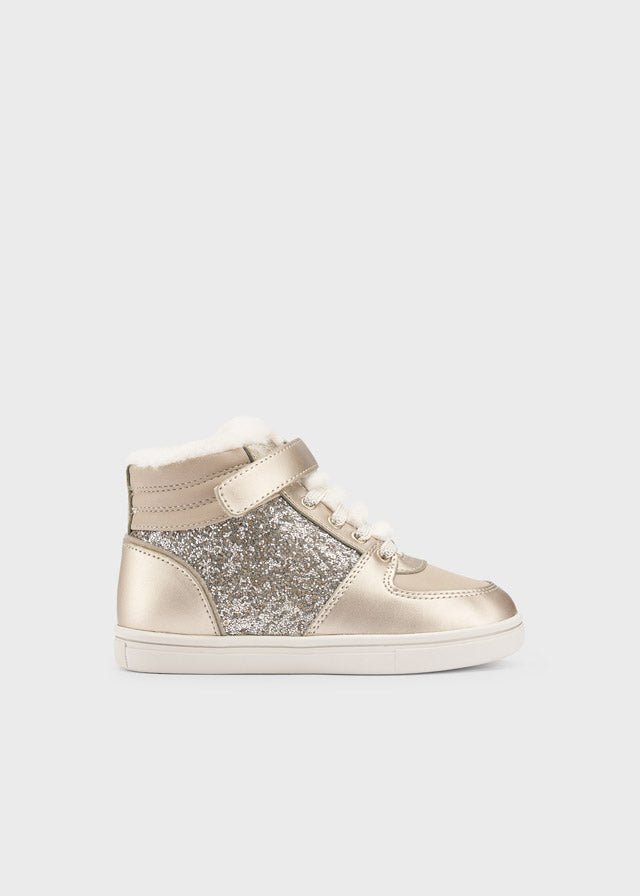 Girls Gold Leather Trainers (mayoral) - CottonKids.ie - Shoes - EU 24/UK 7 - EU 26/UK 8.5 - EU 27/UK 9.5