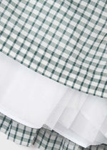 Girls Green Checked Dress (mayoral) - CottonKids.ie - Dresses - 11-12 year - 13-14 year - 7-8 year