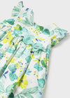 Girls Green Cotton Floral Print Dress (mayoral) - CottonKids.ie - 18 month - 2 year - 3 year