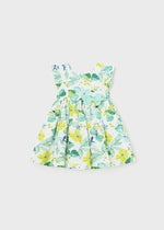 Girls Green Cotton Floral Print Dress (mayoral) - CottonKids.ie - 18 month - 2 year - 3 year