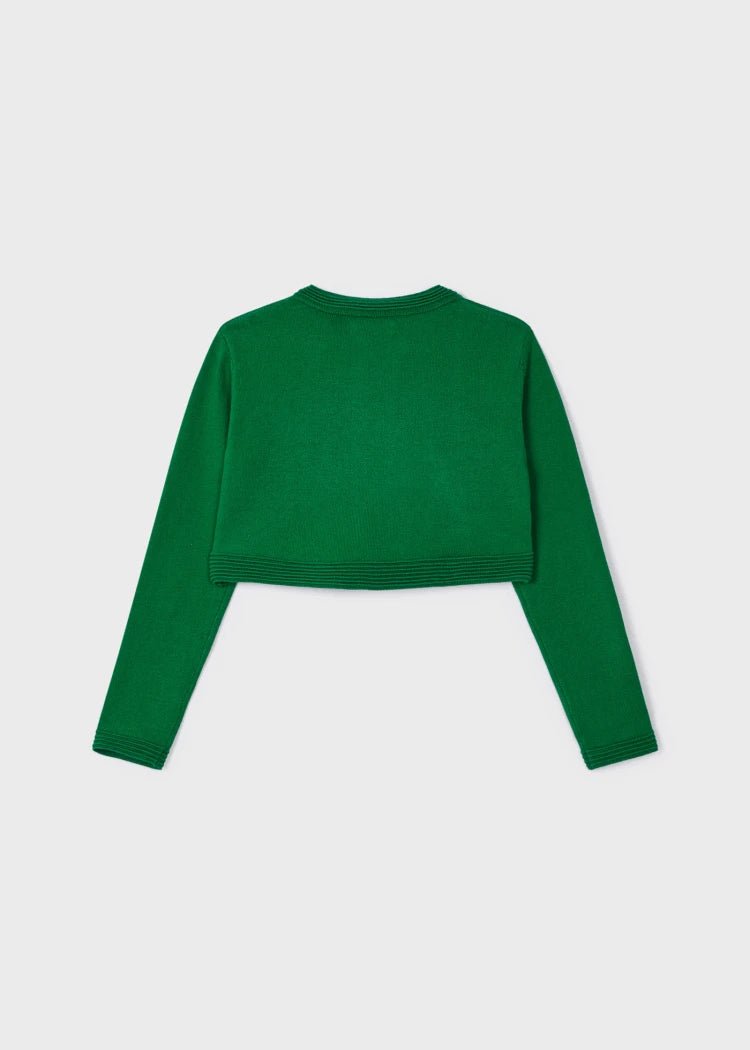 Girls Green Cotton Knit Cardigan (mayoral) - CottonKids.ie - 2 year - 3 year - 4 year