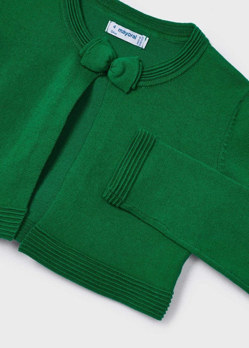 Girls Green Cotton Knit Cardigan (mayoral) - CottonKids.ie - 2 year - 3 year - 4 year