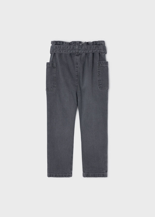 Girls Grey Denim Jeans (mayoral) - CottonKids.ie - Pants - 4 year - 5 year - 6 year