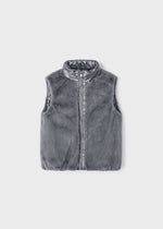 Girls Grey Reversible Gilet (mayoral) - CottonKids.ie - Top - 2 year - 3 year - 4 year