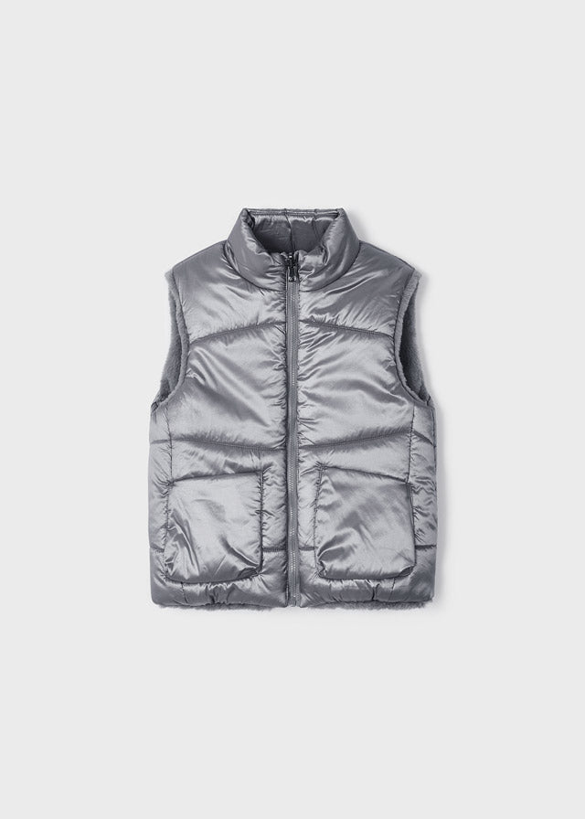 Girls Grey Reversible Gilet (mayoral) - CottonKids.ie - Top - 2 year - 3 year - 4 year