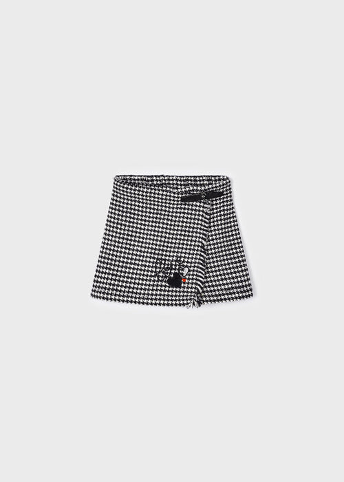 Girls Houndstooth Skirt Shorts (mayoral) - CottonKids.ie - 3 year - 4 year - 5 year
