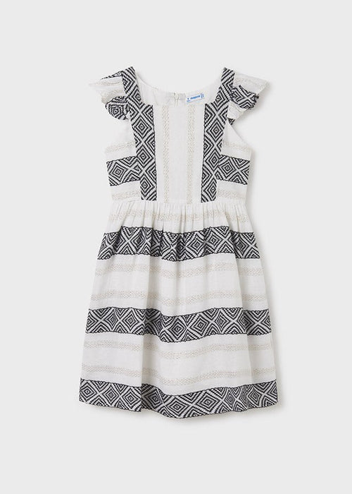 Girls Ivory Cotton Embroidered Dress (mayoral) - CottonKids.ie - 11-12 year - 13-14 year - 7-8 year