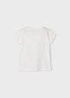 Girls Ivory Cotton Flowers T-Shirt (mayoral) - CottonKids.ie - 2 year - 3 year - 4 year