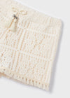 Girls Ivory Crochet Cotton Shorts (mayoral) - CottonKids.ie - Shorts - 2 year - 3 year - 4 year