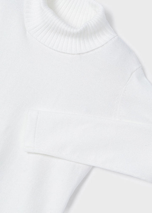 Girls Ivory Roll Polo Neck Top (mayoral) - CottonKids.ie - Shirts & Tops - 2 year - 3 year - 4 year