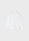 Girls Ivory Roll Polo Neck Top (mayoral) - CottonKids.ie - Shirts & Tops - 2 year - 3 year - 4 year