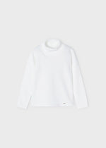 Girls Ivory Roll Polo Neck Top (mayoral) - CottonKids.ie - Shirts & Tops - 2 year - 3 year - 4 year