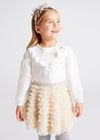 Girls Ivory Viscose Blouse (mayoral) - CottonKids.ie - Shirts & Tops - 2 year - 3 year - 4 year