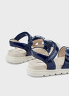 Girls Navy Blue Patent Sandals (mayoral) - CottonKids.ie - shoes - EU 26/UK 8.5 - EU 27/UK 9.5 - EU 28/UK 10